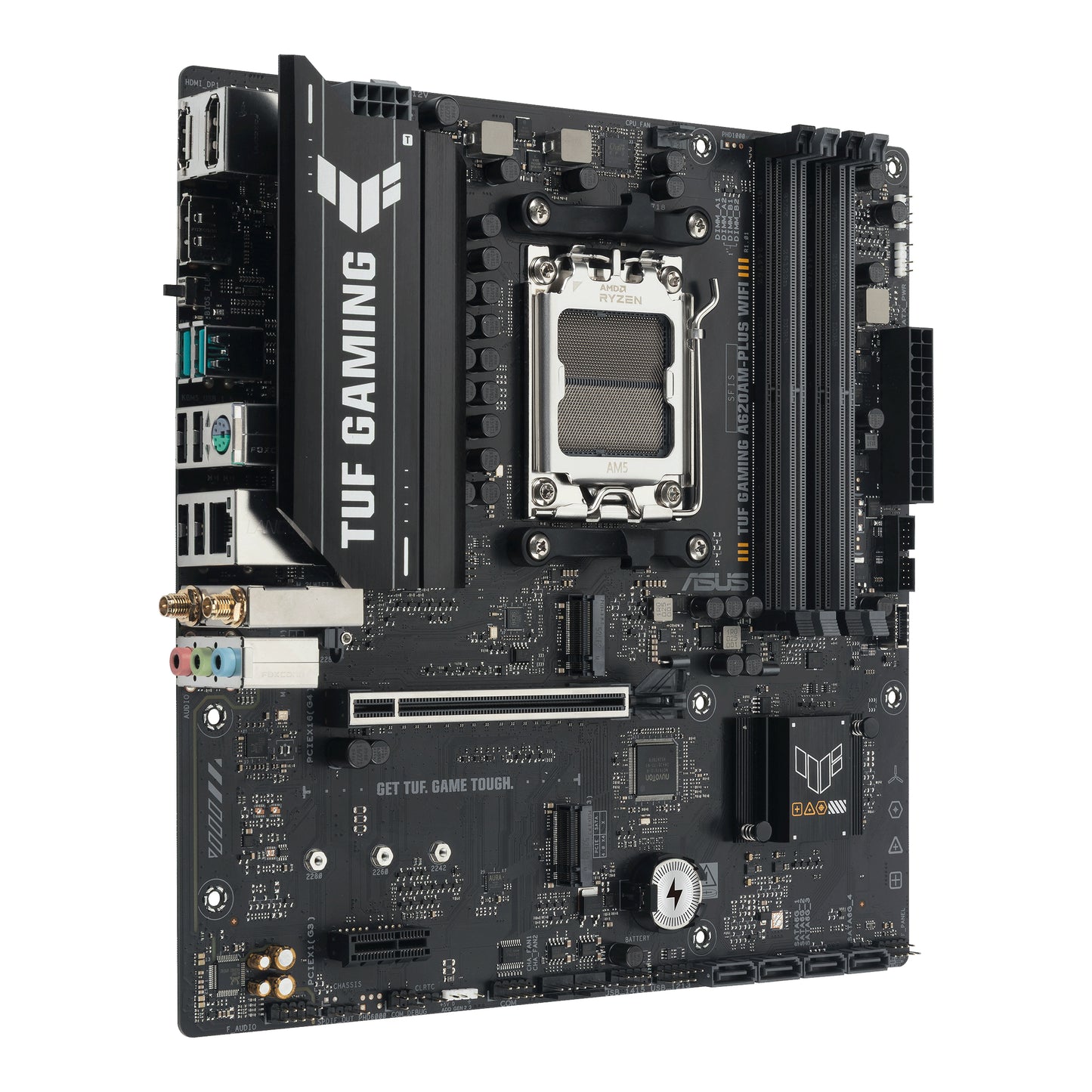 ASUS TUF GAMING A620AM-PLUS WIFI, AMD A620A, Socket AM5, micro ATX