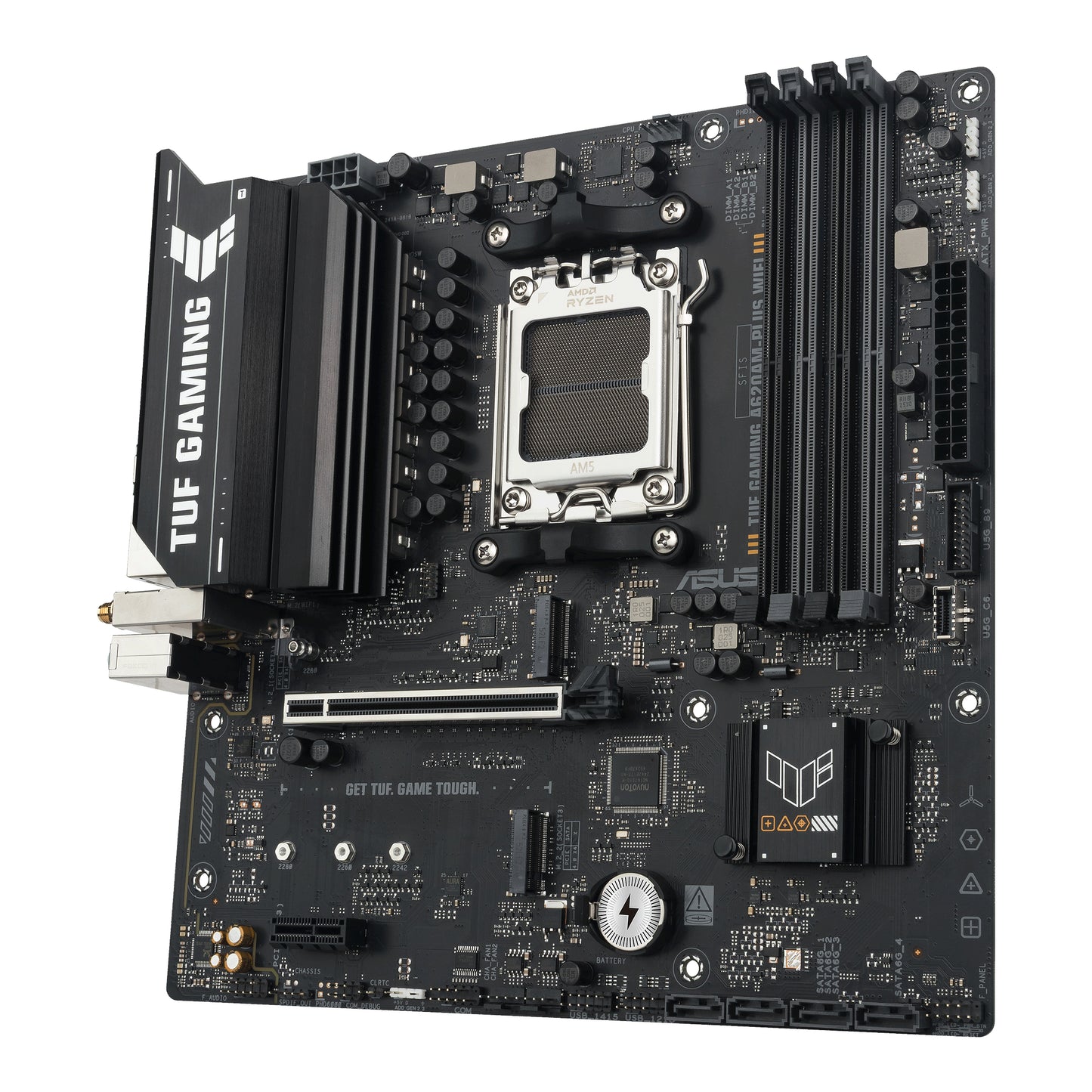 ASUS TUF GAMING A620AM-PLUS WIFI, AMD A620A, Socket AM5, micro ATX