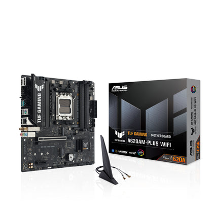 ASUS TUF GAMING A620AM-PLUS WIFI, AMD A620A, Socket AM5, micro ATX