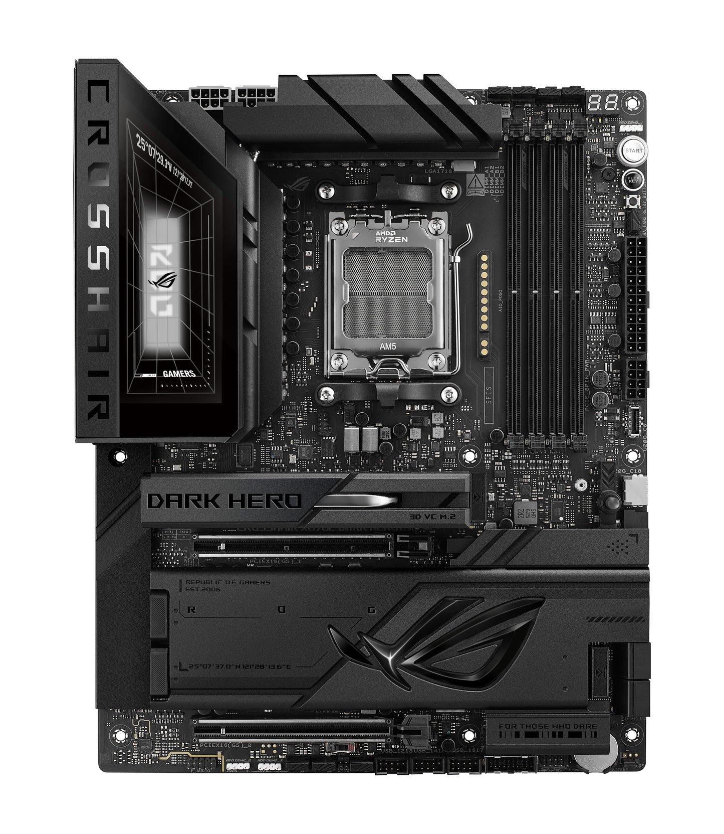 ASUS ROG CROSSHAIR X870E DARK HERO, AMD X870E, Socket AM5, ATX
