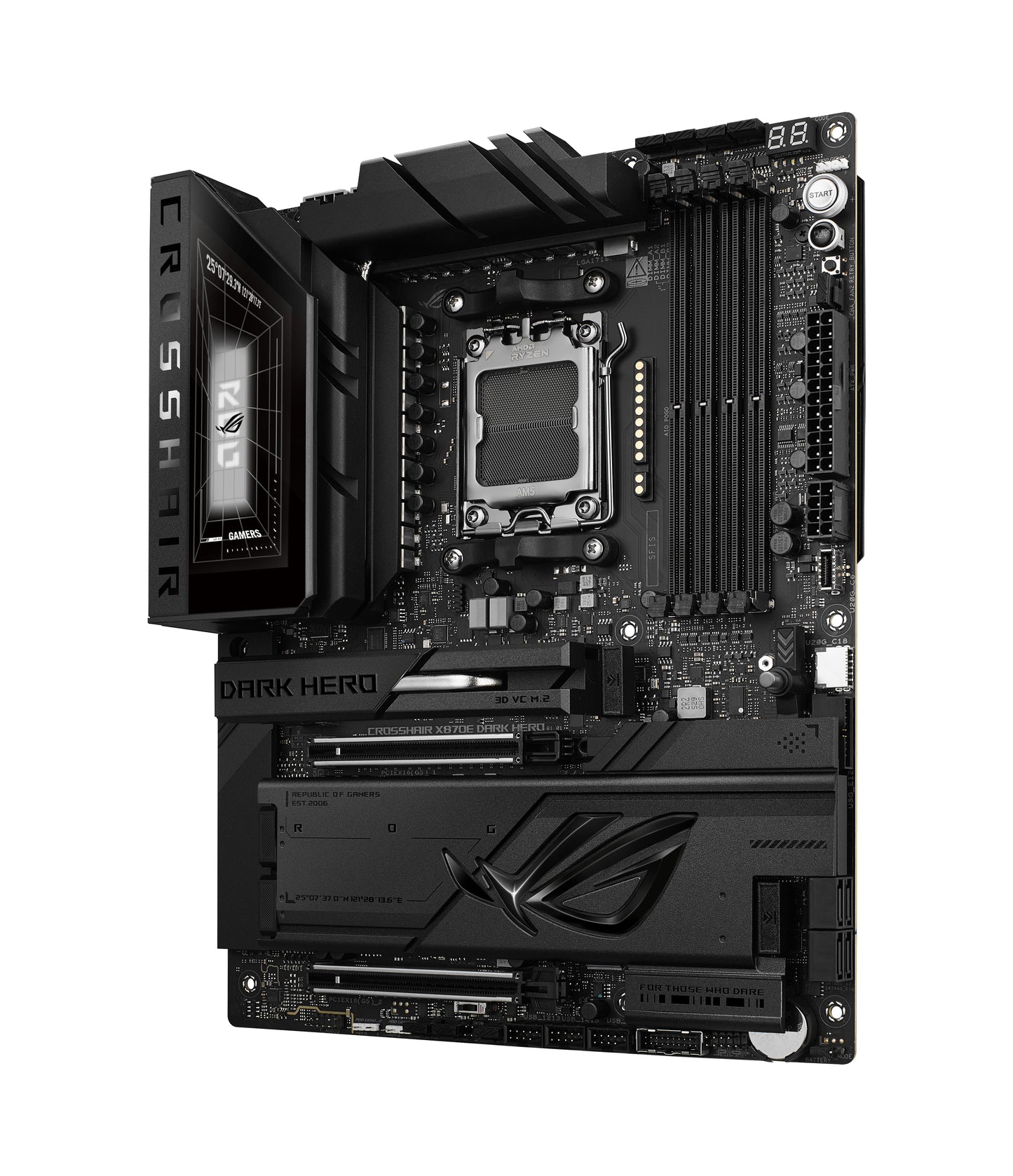 ASUS ROG CROSSHAIR X870E DARK HERO, AMD X870E, Socket AM5, ATX