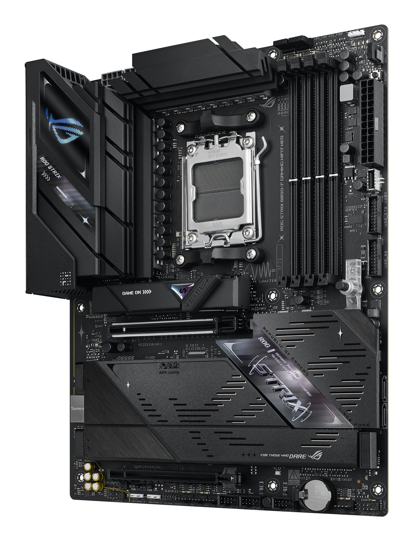 ASUS, ASUS ROG STRIX B850-F GAMING WIFI7 NEO Motherboard, AMD B850, Socket AM5, ATX, AMD B850, Socket AM5, ATX