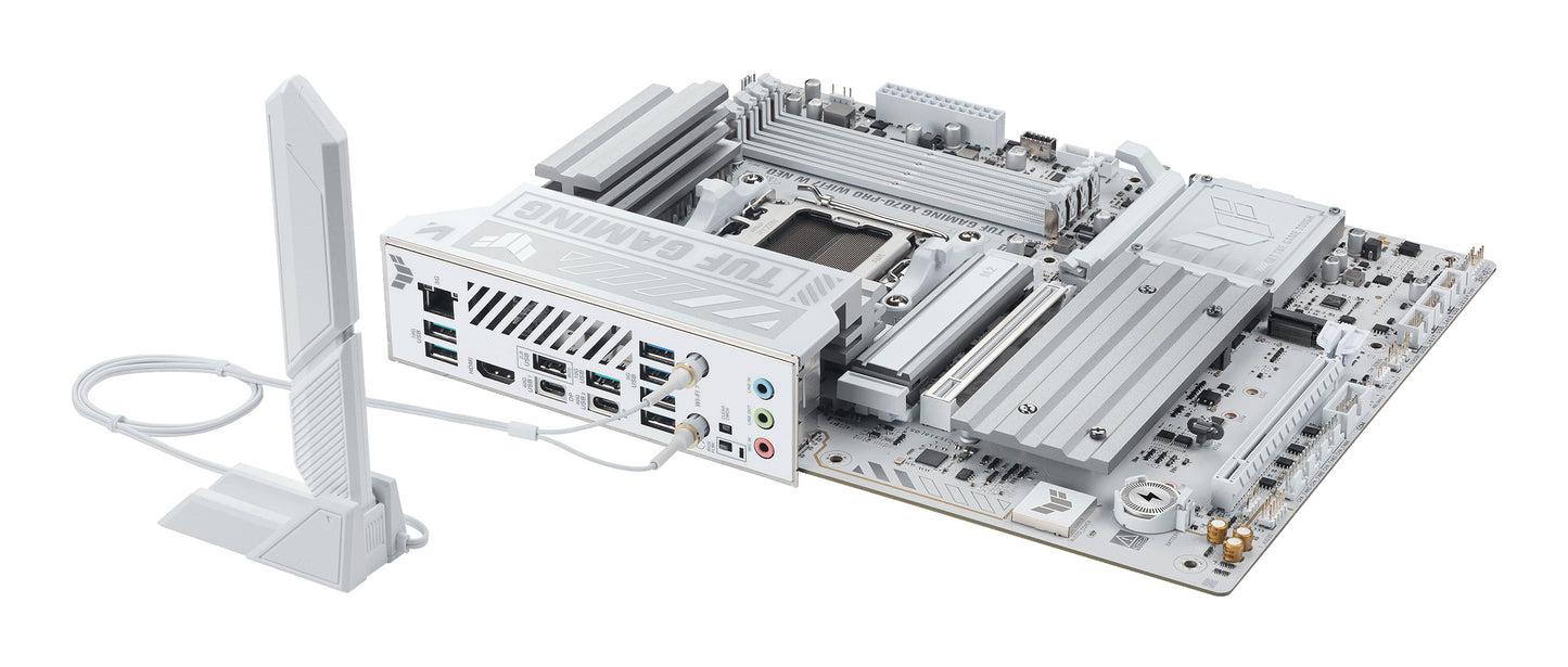 ASUS, ASUS TUF GAMING X870-PRO WIFI7 W NEO Motherboard, AMD X870, Socket AM5, ATX, AMD X870, Socket AM5, ATX