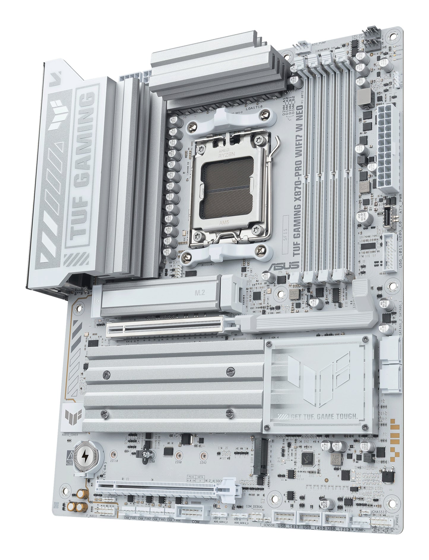 ASUS, ASUS TUF GAMING X870-PRO WIFI7 W NEO Motherboard, AMD X870, Socket AM5, ATX, AMD X870, Socket AM5, ATX