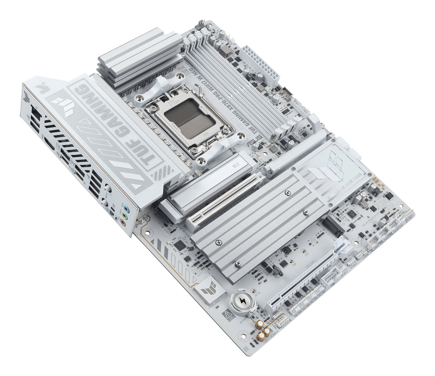 ASUS, ASUS TUF GAMING X870-PRO WIFI7 W NEO Motherboard, AMD X870, Socket AM5, ATX, AMD X870, Socket AM5, ATX