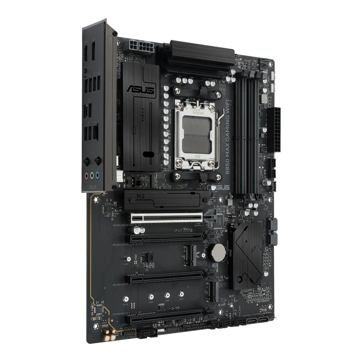 ASUS, ASUS B850 MAX GAMING WIFI Motherboard, AMD B850, Socket AM5, ATX, AMD B850, Socket AM5, ATX