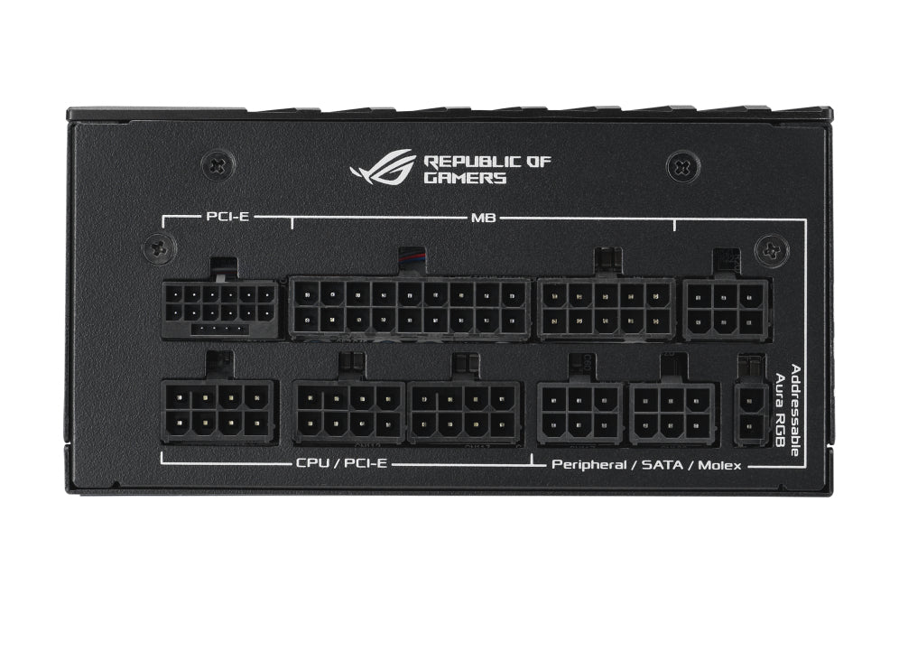 ASUS ROG Loki SFX-L 1000W Platinum PSU, Fully Modular, ATX 3.0, PCIe 5.0, ARGB, Black/Silver