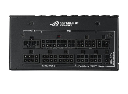 ASUS ROG Loki SFX-L 1000W Platinum PSU, Fully Modular, ATX 3.0, PCIe 5.0, ARGB, Black/Silver