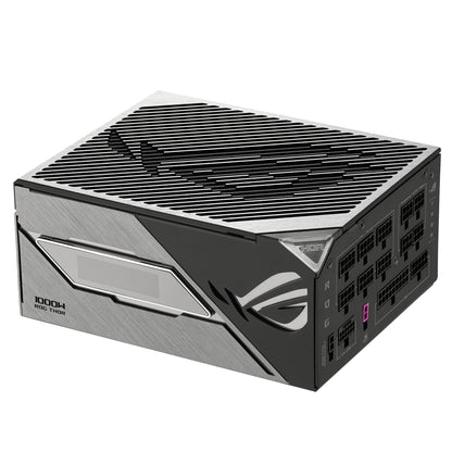 ASUS ROG Thor 1000W Platinum III, Fully Modular, ATX 3.1, PCIe 5.0, GaN MOSFET, OLED Display, Black