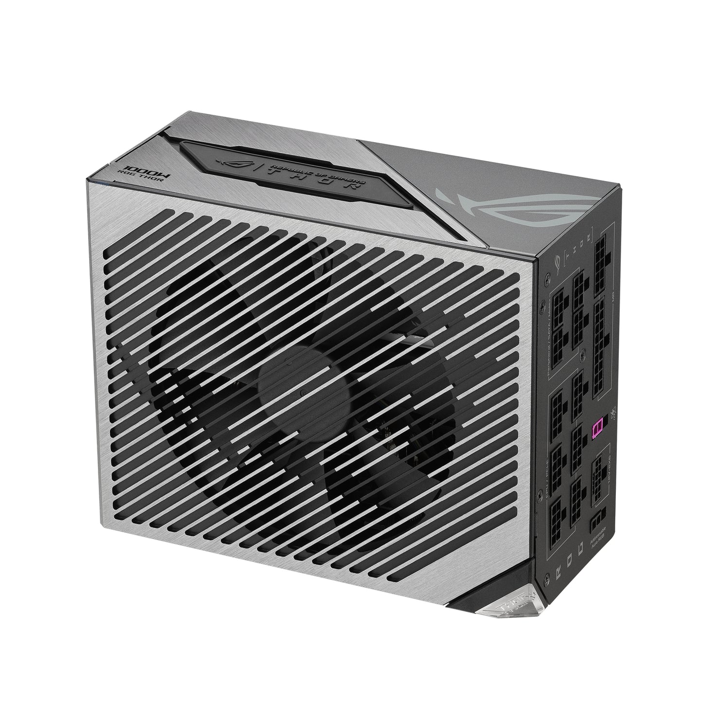 ASUS ROG Thor 1000W Platinum III, Fully Modular, ATX 3.1, PCIe 5.0, GaN MOSFET, OLED Display, Black