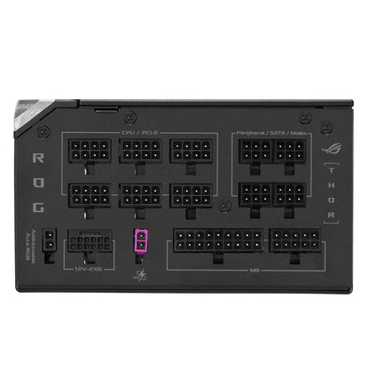 ASUS ROG Thor 1000W Platinum III, Fully Modular, ATX 3.1, PCIe 5.0, GaN MOSFET, OLED Display, Black