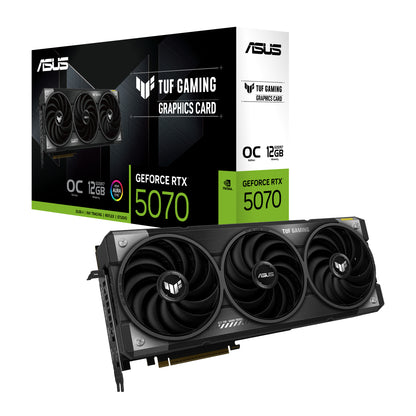 ASUS TUF Gaming GeForce RTX 5070 OC 12GB GDDR7 Graphics Card, PCIe 5.0, 3x DP 2.1b, 2x HDMI 2.1b