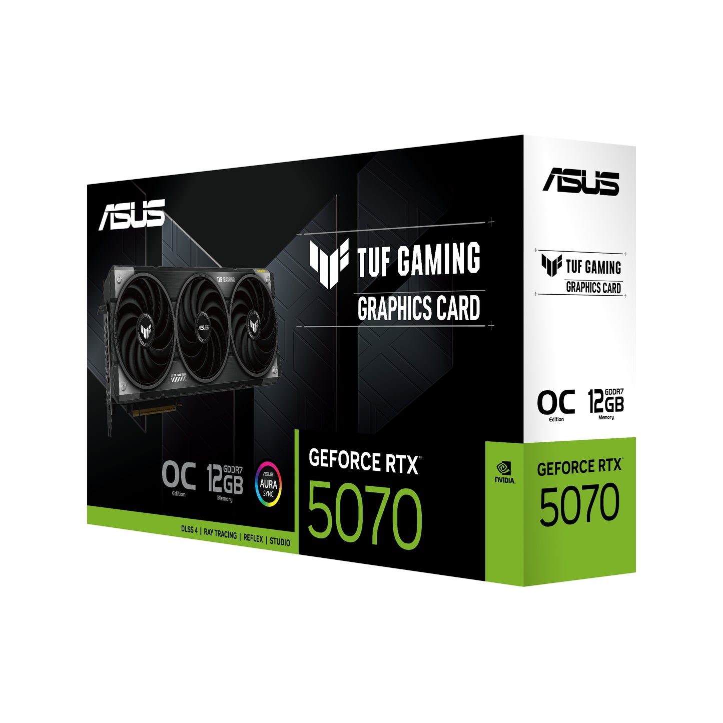 ASUS TUF Gaming GeForce RTX 5070 OC 12GB GDDR7 Graphics Card, PCIe 5.0, 3x DP 2.1b, 2x HDMI 2.1b