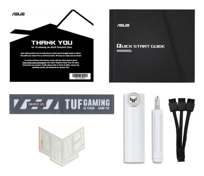 ASUS TUF Gaming GeForce RTX 5070 Ti OC 16GB GDDR7 Graphics Card White Edition, PCIe 5.0, 3x DP 2.1b, 2x HDMI 2.1b