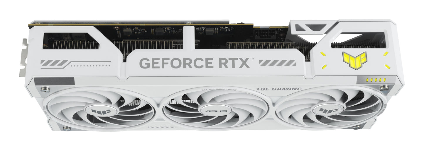 ASUS TUF Gaming GeForce RTX 5070 Ti OC 16GB GDDR7 Graphics Card White Edition, PCIe 5.0, 3x DP 2.1b, 2x HDMI 2.1b