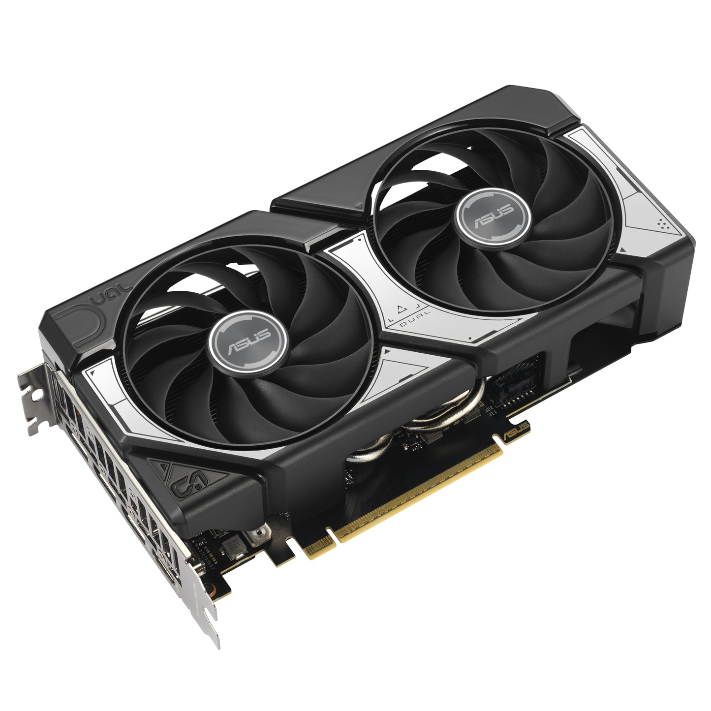 ASUS Dual GeForce RTX 5060 Ti OC Edition, 16GB GDDR7, 4608 CUDA Cores, 2632MHz OC, PCIe 5.0, HDMI 2.1b, 3x DP 2.1b, 2.5-Slot, SFF-Ready, Black/Grey