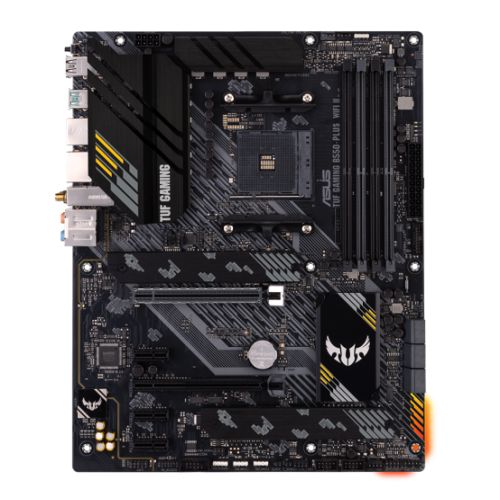 Asus TUF GAMING B550-PLUS WIFi II, AMD B550, AM4, ATX, 4 DDR4, HDMI, DP, AX Wi-Fi, 2.5GB LAN, RGB Lighting, M.2 - PC Gear UK