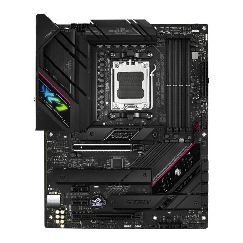 Asus ROG STRIX B650E-F GAMING WIFI, AMD B650, AM5, ATX, 4 DDR5, HDMI, DP, Wi-Fi 6, 2.5G LAN, PCIe5, RGB, 3x M.2 - PC Gear UK
