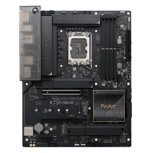 Asus PROART B760-CREATOR, Intel B760, 1700, ATX, 4 DDR5, HDMI, DP, 2.5G LAN, PCIe5, 3x M.2, Creator Hub - PC Gear UK