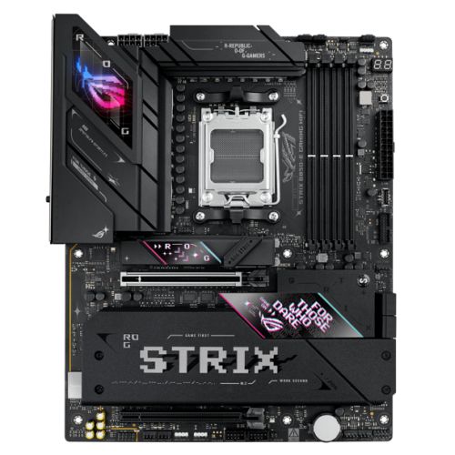 Asus ROG STRIX B850-E GAMING WIFI, AMD B850, AM5, ATX, 4 DDR5, HDMI, DP, USB4, Wi-Fi 7, 5G LAN, PD 30W, RGB, 5x M.2 - PC Gear UK