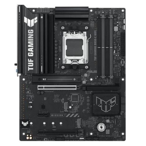 Asus TUF GAMING B850-E WIFI, AMD B850, AM5, ATX, 4 DDR5, HDMI, DP, Wi-Fi 6E, 2.5G LAN, 3x M.2 - PC Gear UK