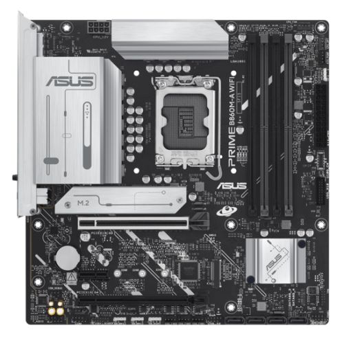 Asus PRIME B860M-A WIFI, Intel B860, 1851, Micro ATX, 4 DDR5, HDMI, 2 DP, Wi-Fi 6E, 2.5G LAN, 2x M.2 - PC Gear UK