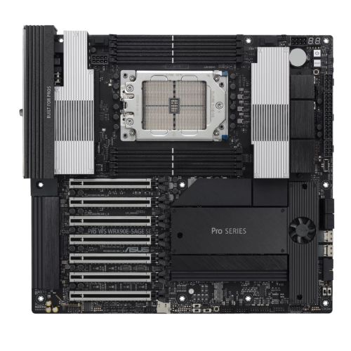 Asus PRO WS WRX90E-SAGE SE, Workstation, AMD WRX90, sTR5, EEB, 8 DDR5 ECC, Dual 10G LAN, SlimSAS, 7x PCIe5 x16, 4x M.2 - PC Gear UK