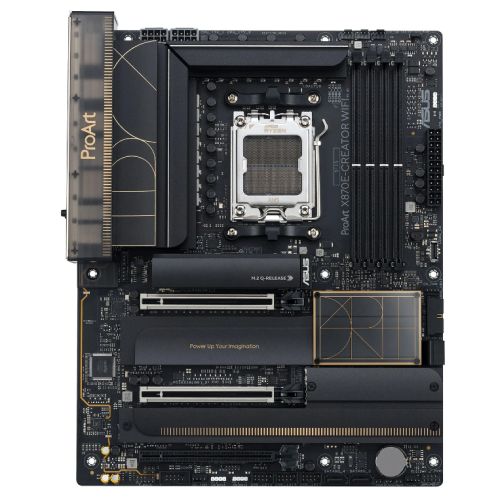 Asus PROART X870E-CREATOR WIFI, AMD X870E, AM5, ATX, 4 DDR5, HDMI, 2 USB4, Wi-Fi 7, 10G & 2.5G LAN, PD 30W, 4x M.2 - PC Gear UK