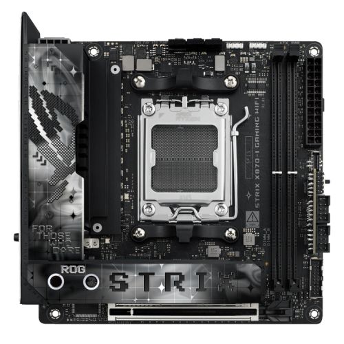 Asus ROG STRIX X870-I GAMING WIFI, AMD X870, AM5, Mini ITX, 2 DDR5, HDMI, 2 USB4, Wi-Fi 7, 2.5G LAN, 2x M.2, Strix Hive II - PC Gear UK