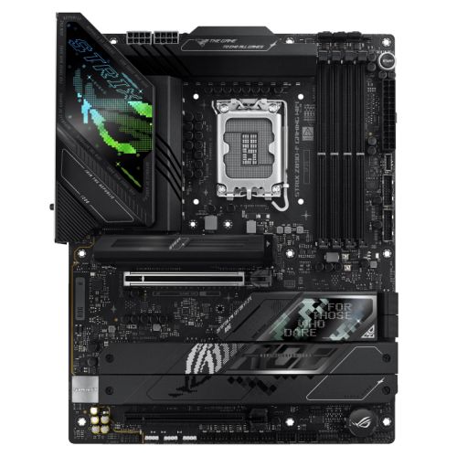 Asus ROG STRIX Z890-F GAMING WIFI, Intel Z890, 1851, ATX, 4 DDR5, HDMI, DP, 2 TB4, Wi-Fi 7, 2.5G LAN, PD 30W, RGB, 5x M.2 - PC Gear UK