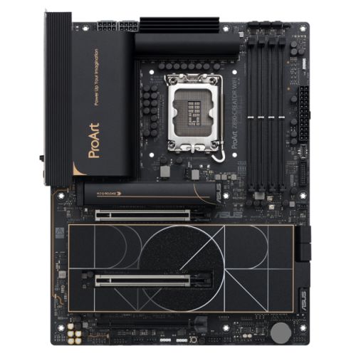 Asus PROART Z890-CREATOR WIFI, Intel Z890, 1851, ATX, 4 DDR5, HDMI, 2 TB5, Wi-Fi 7, 10G & 2.5G LAN, 5x M.2, Creator Hub - PC Gear UK