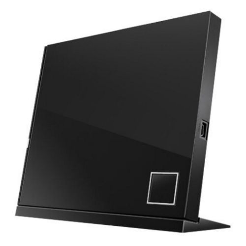 Asus (SBW-06D2X-U) External Slimline Blu-Ray Writer, USB 2.0, 6x, BDXL & 3D Support, Cyberlink Power2Go 8 - PC Gear UK