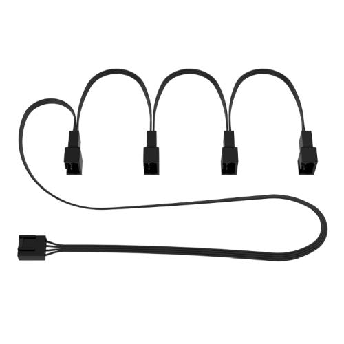 Arctic 4-pin PWM Fan Splitter Cable - PST Splitter Cable for 4 Case Fans - PC Gear UK
