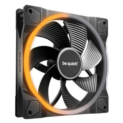 Be Quiet! (BL134) Light Wings 14cm PWM Reverse Blade ARGB Case Fan, Rifle Bearing, 20 LEDs, Front & Rear Lighting, Daisy-Chain, Up to 1300 RPM, Black