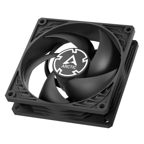 Arctic P9 PWM PST 9.2cm Case Fan w/ Cable Splitter, Pressure Optimised, Black, Fluid Dynamic, 200-3000 RPM, 0dB Mode - PC Gear UK