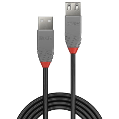 Lindy 36732 1m USB 2.0 Type A to Micro-B Cable, Anthra Line