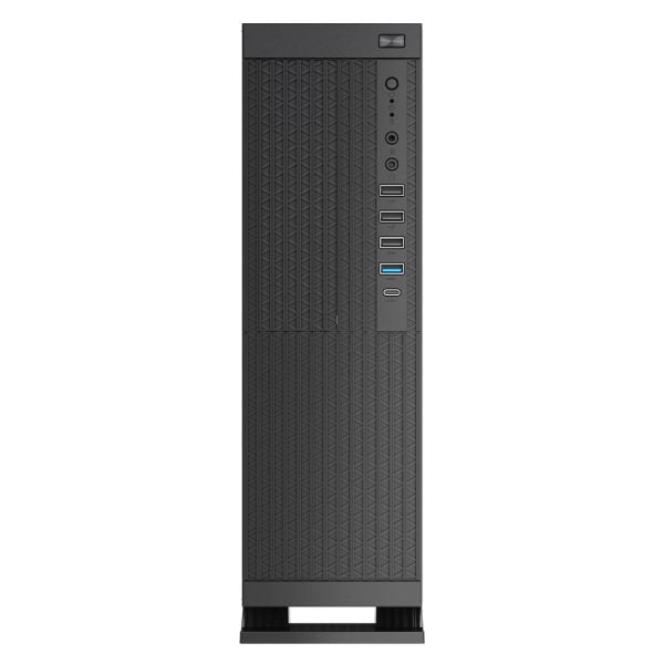 Vida Commerce Micro ATX SFF Tower Case with 300W PSU, mATX, Card Reader, USB-C, Black
