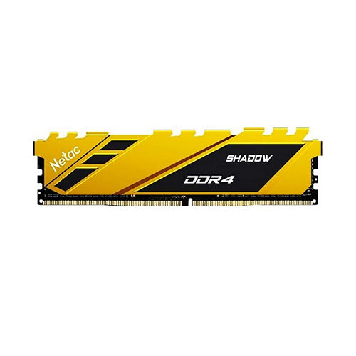Netac Shadow Yellow, 16GB, DDR4, 3200MHz (PC4-25600), CL16, XMP 2.0, DIMM Memory - PC Gear UK