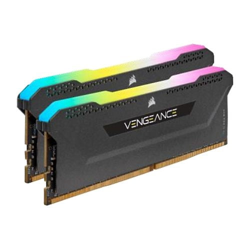 Corsair Vengeance RGB Pro SL 16GB Kit (2 x 8GB), DDR4, 3600MHz (PC4-28800), CL18, XMP 2.0, Black, Ryzen Optimised - PC Gear UK