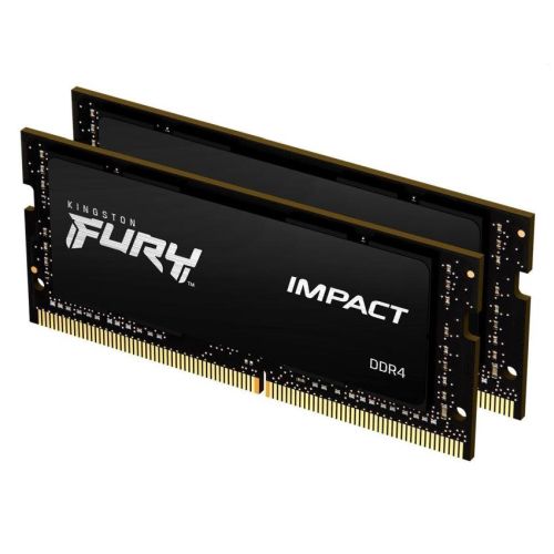 Kingston Fury Impact 32GB Kit (2 x 16GB), DDR4, 3200MHz (PC4-25600), CL20, XMP, SODIMM Memory - PC Gear UK