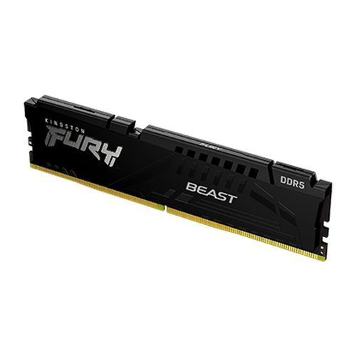 Kingston Fury Beast 16GB, DDR5, 5600MHz (PC5-44800), CL40, 1.25V, ECC, XMP 3.0, PMIC, DIMM Memory - PC Gear UK