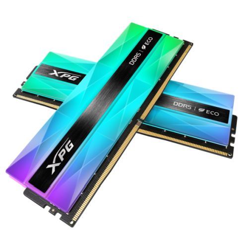 ADATA XPG Lancer Neon RGB 32GB Kit (2 x 16GB), DDR5, 6400MHz, CL32, 1.4V, ECC, PMIC, XMP 3.0, AMD EXPO, DIMM Memory - PC Gear UK