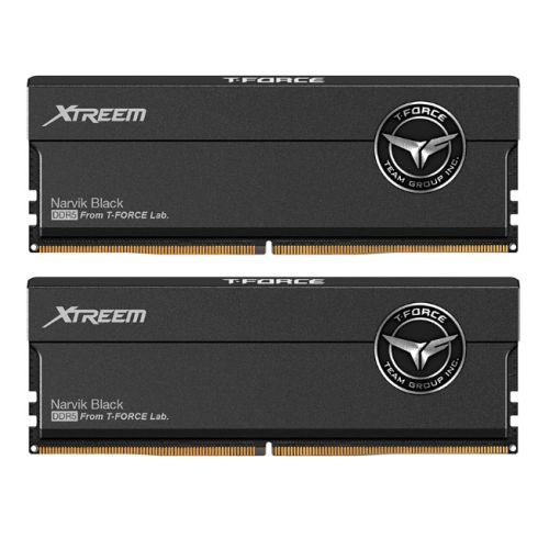 Team T-Force Xtreem 48GB Kit (2 x 24GB), DDR5, 8000MHz (PC5-64000), CL38, ECC, AMD EXPO & Intel XMP 3.0, PMIC, DIMM Memory, Black - PC Gear UK