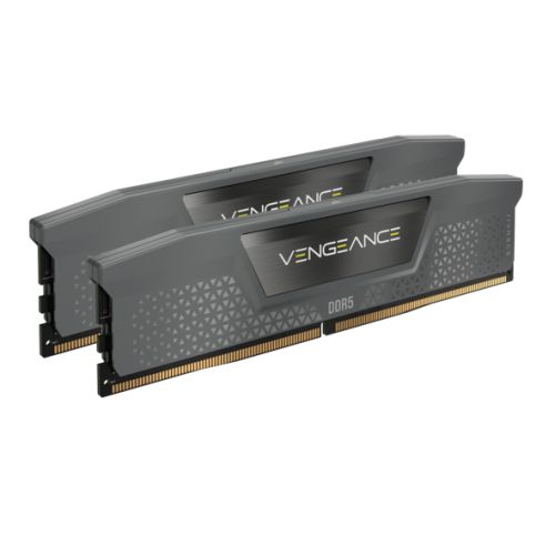 Corsair Vengeance 64GB Kit (2 x 32GB), DDR5, 5200MHz (PC5-41600), CL40, 1.25V, PMIC, AMD EXPO & Intel XMP 3.0, Grey, DIMM Memory - PC Gear UK