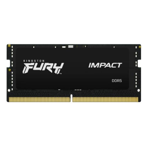 Kingston Fury Impact 16GB, DDR5, 5600MHz (PC5-44800), CL40, 1.1V, Intel XMP 3.0, SODIMM Memory - PC Gear UK