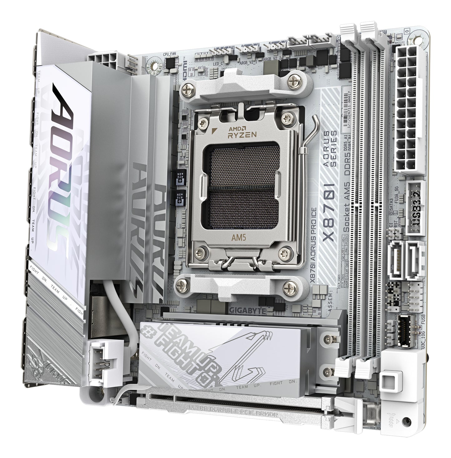 GIGABYTE X870I AORUS PRO ICE, AMD X870, Socket AM5, Mini-ITX