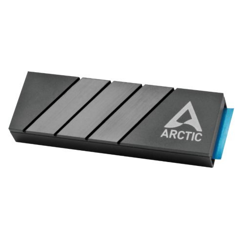 Arctic M2 Pro (Black) M.2 SSD Heatsink, For Single & Double Sided M.2 2280 Modules, Thermal Pads Included - PC Gear UK
