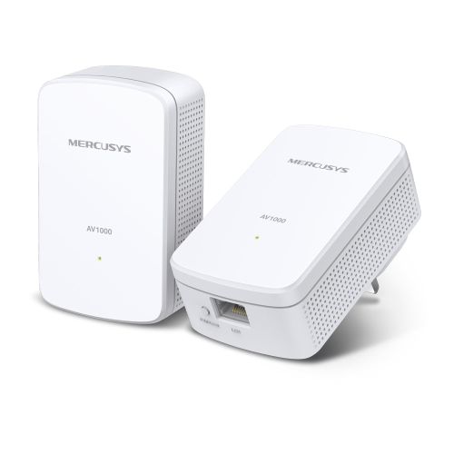 Mercusys (MP500 KIT) AV1000 GB Powerline Adapter Kit, AV2, 1-Port - PC Gear UK