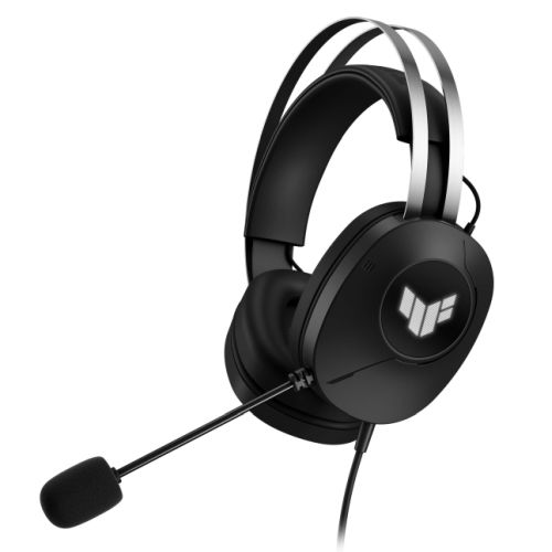 Asus TUF Gaming H1 Gen II Lightweight Gaming Headset, USB-A, Surround Sound, TeamSpeak Mic, Built-in Lighting, Black - PC Gear UK