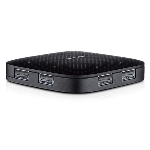 TP-LINK (UH400) Portable External 4-Port USB 3.0 Hub, Driverless, Black - PC Gear UK